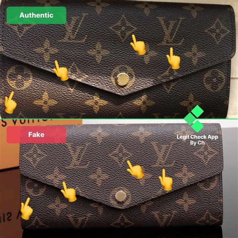 real vs fake louis vuitton pink zippie wallet|authentic used louis vuitton wallet.